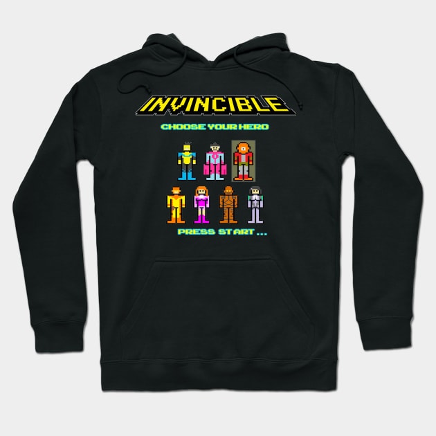 Invincible: Choose Your Hero Hoodie by inesbot